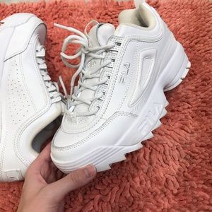 Fila white sneakers